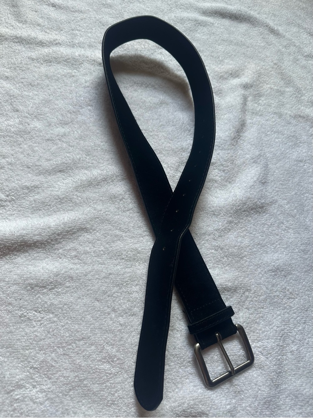 Black Felt Belt